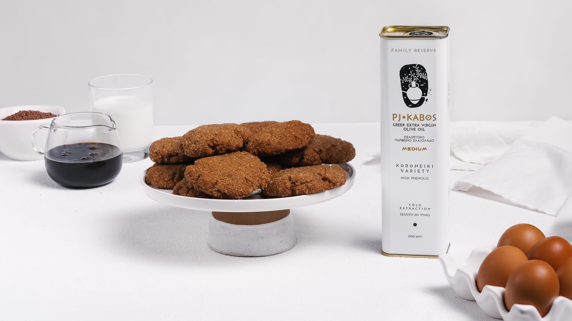 Superfood Duo Recipe: Ginger Snap Cookies made with Olive Oil