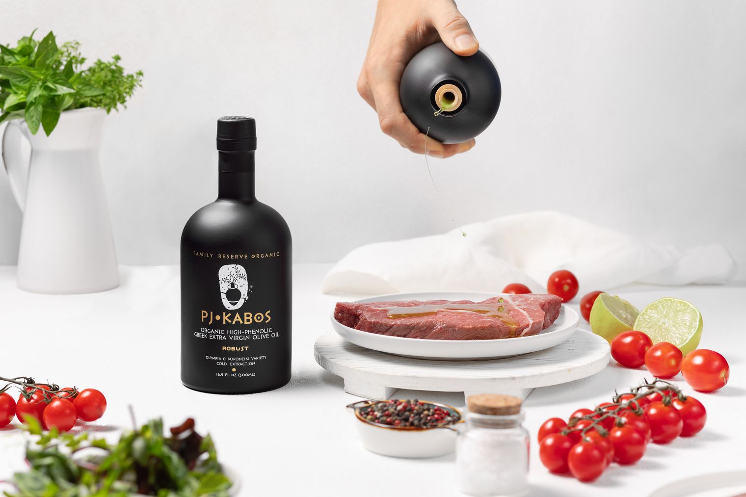 PJ KABOS Recipes: Steak with Shallot Cream Sauce and Blanched Broccoli