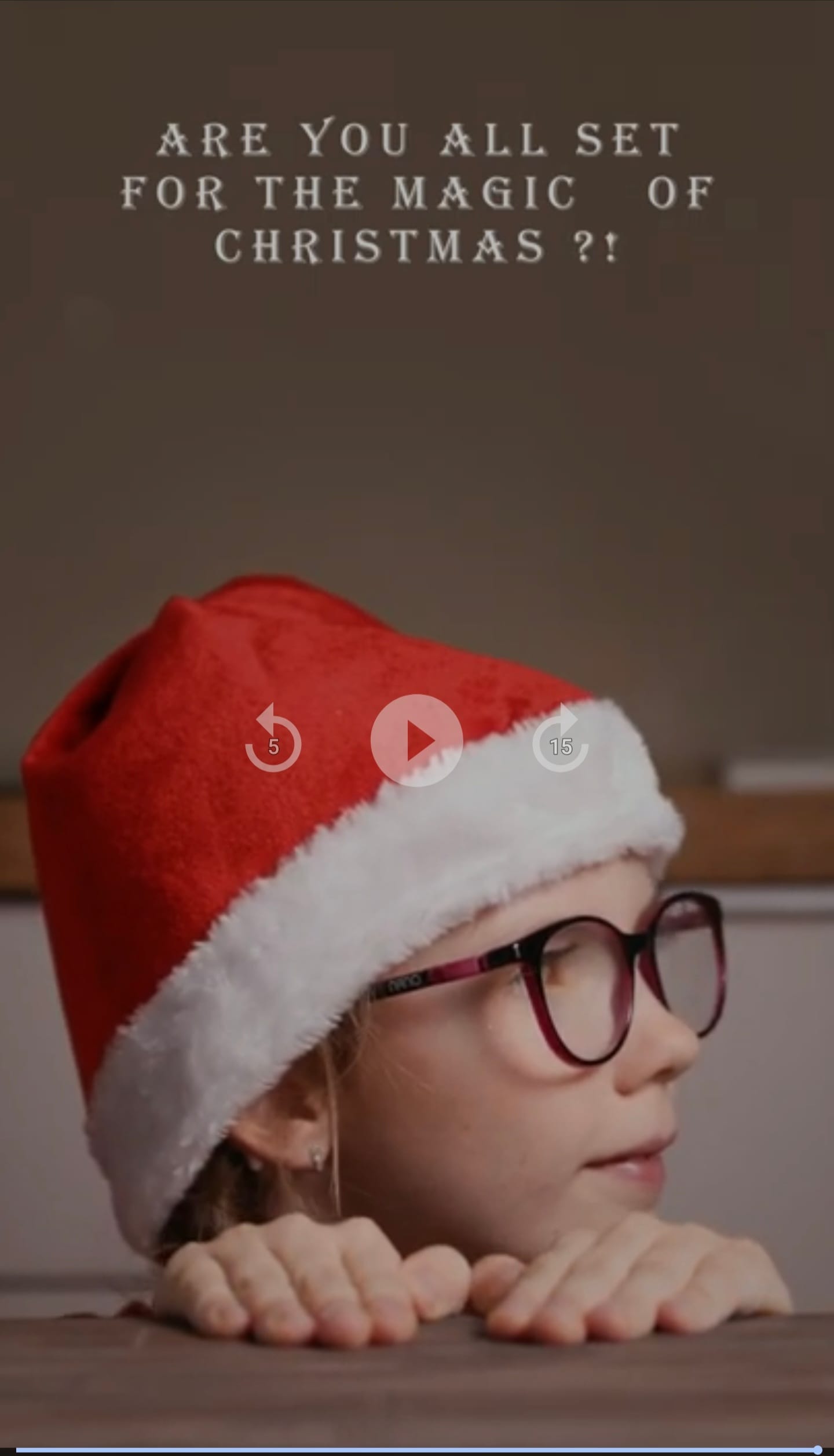 This little elf 🎅is so excited about baking a very special PJ KABOS cookie recipe—Kourabiedes!