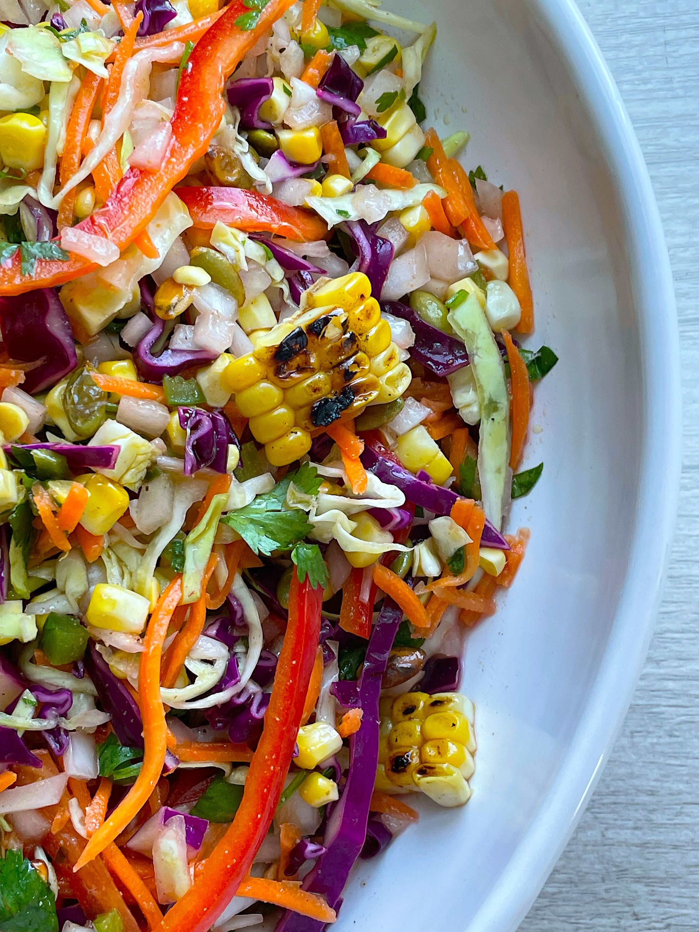 Mexican Slaw with Olive Oil Dressing Recipe